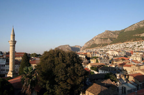 Antakya'nın kuş bakışı görüntüsü.