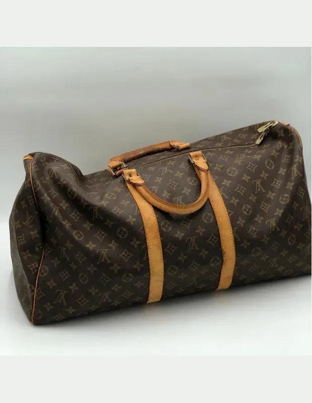 Louis Vuitton Keepall – klasik monogram desenli seyahat çantası