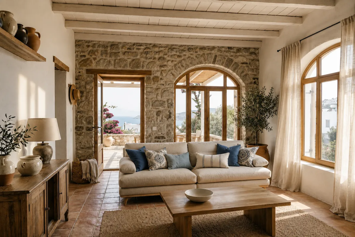 Bodrum ve Alaçatı Evlerinden İlhamla Ege Stili Dekorasyon Fikirleri