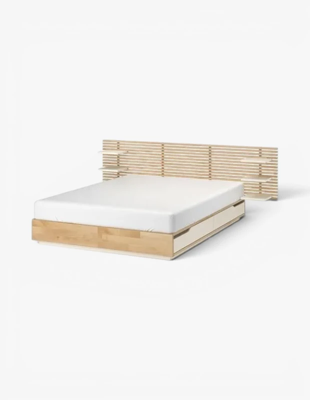 Marka Adı: Ikea
Ürün Adı: Ikea Çift Kişilik Baza
Ürün Cinsiyeti: Unisex
Ürün Tipi: Baza
Ürün Sezonsallığı: Belirtilmemiş
Ürün Çeşidi: Yatak Odası Mobilyası
Ürün Özellikleri: Bu modern ve işlevsel baza, açık renk doğal ahşap malzemesiyle yatak odalarına ferah bir görünüm sunar. Yatak başlığında bulunan yatay çizgili ahşap panelin yan kısımlarına entegre edilmiş, ayarlanabilir raflar kişisel eşyalarınızı sergilemek veya saklamak için pratik bir alan yaratır. Baza kısmında yer alan iki adet geniş çekmece ise ekstra depolama ihtiyacını karşılayarak düzenli bir ortam sağlamaya yardımcı olur. Sade ve minimalist tasarımıyla çeşitli dekorasyon stillerine kolayca uyum sağlarken, doğal ahşap dokusuyla sıcak ve davetkar bir atmosfer oluşturur.
Öne Çıkan Detaylar:
- Entegre, ayarlanabilir raflara sahip yatay çizgili ahşap yatak başlığı
- Baza altında bulunan, yatak odası düzenini destekleyen iki adet geniş depolama çekmecesi
- Açık renk doğal ahşap malzemesi ve minimalist, fonksiyonel tasarım
Kimler Kullanıyor?: Evlerinde sade, modern ve işlevsel çözümlere öncelik verenler bu bazayı tercih edebilir. Doğal ahşabın sıcaklığını ve minimalist tasarımın dinginliğini sevenler için idealdir. Yatak odalarında düzeni sağlamak isteyen, depolama alanına ihtiyaç duyan ve kişisel eşyalarını sergileyebileceği pratik alanlar arayan herkesin beğenisini kazanacaktır. Özellikle Ege stilinin ferah ve zamansız atmosferini modern dokunuşlarla yaşam alanlarına taşımak isteyenler için uyumlu bir seçenektir.