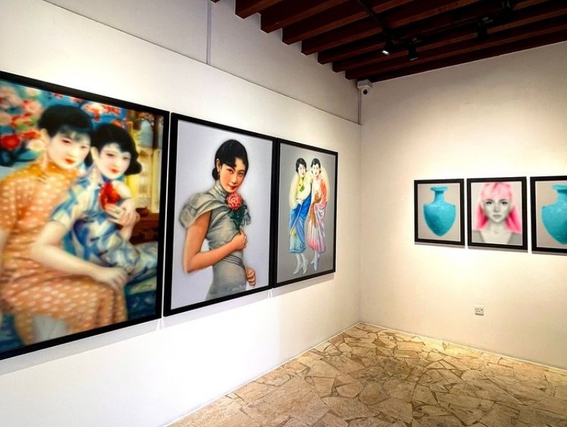 Dubai sanat galerisi XVA iç mekânı