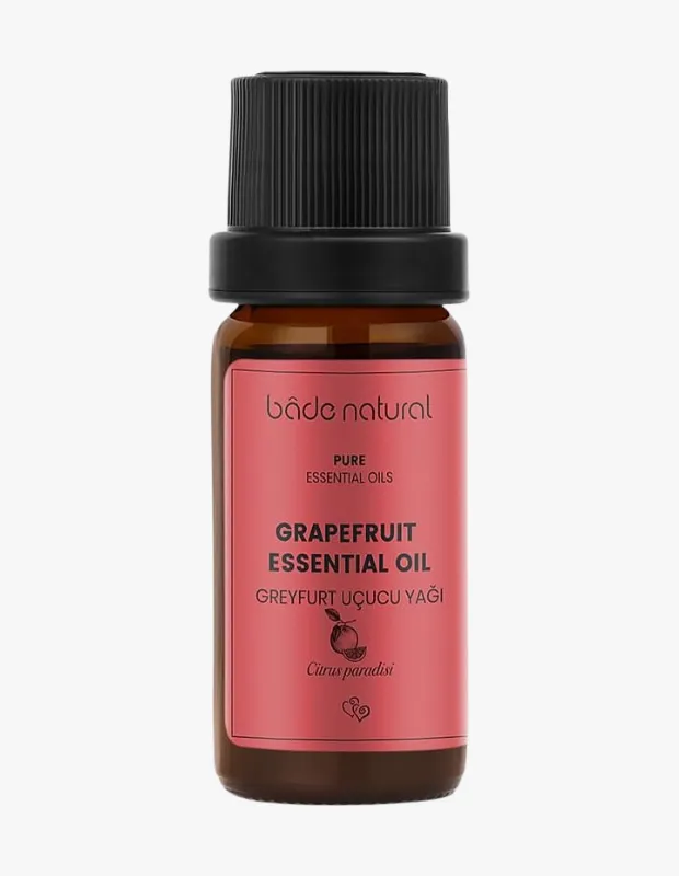 Bade Natural greyfurt uçucu yağı grapefruit essential oil Citrus paradisi aromaterapi cam şişe yağ
