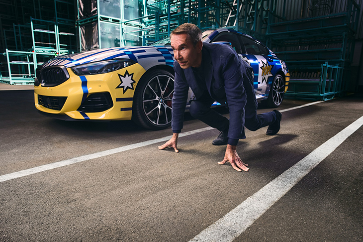 Jeff Koons'un Otomobili Sanat Eserine Dönüştüren BMW M850i x Drive Gran Coupé Tasarımı