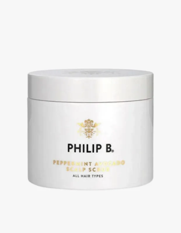Philip B Peppermint Avocado scalp scrub avokado ve nane içeren saç derisi peelingi