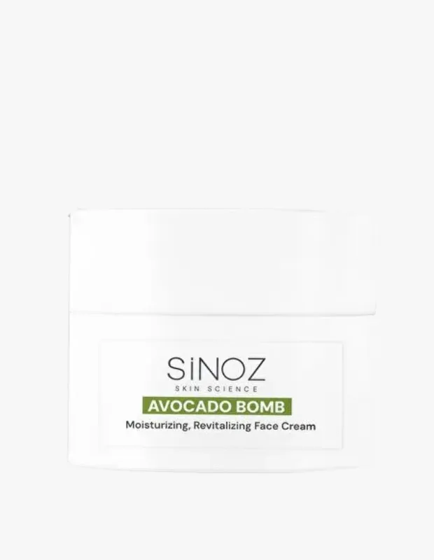 Sinoz Avocado Bomb avokado özlü nemlendirici ve canlandırıcı yüz kremi
