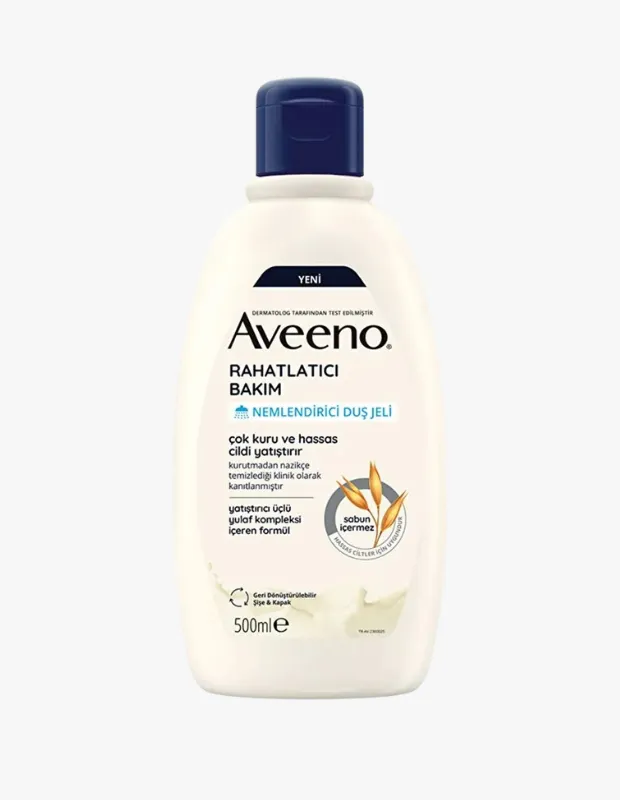 Marka Adı: Aveeno
Ürün Cinsiyeti: Belirtilmemiş
Ürün Tipi: Duş Jeli
Ürün Sezonsallığı: Belirtilmemiş
Ürün Çeşidi: Rahatlatıcı Bakım Duş Jeli
Ürün Özellikleri: Bu Aveeno nemlendirici duş jeli, dermatologlar tarafından test edilmiş, yeni formülüyle çok kuru ve hassas ciltler için özel olarak geliştirilmiştir. Sabun içermeyen nazik yapısıyla cildi kurutmadan temizlerken, içerdiği yatıştırıcı üçlü yulaf kompleksi sayesinde cildi yatıştırmaya yardımcı olur ve bu etkisi klinik olarak kanıtlanmıştır. 500 ml'lik geri dönüştürülebilir krem renkli oval şişesi ve koyu mavi kapağıyla hem çevre dostu hem de işlevsel bir tasarım sunar.
Öne Çıkan Detaylar:
- Dermatolog tarafından test edilmiş, çok kuru ve hassas ciltleri yatıştıran özel formül.
- Sabun içermeyen yapısıyla cildi kurutmadan nazikçe temizler.
- Yatıştırıcı üçlü yulaf kompleksi içerir ve 500 ml geri dönüştürülebilir ambalaja sahiptir.
Kimler Kullanıyor?: Cildini nazikçe temizlemeyi ve derinlemesine nemlendirmeyi önemseyenler, özellikle çok kuru ve hassas cilt yapısına sahip olup rahatlatıcı bir banyo deneyimi arayanlar bu ürünü tercih edebilir. Sabun içermeyen, dermatologlarca test edilmiş formüllerle cilt sağlıklarını desteklemek isteyenler ile çevreye duyarlı geri dönüştürülebilir ambalajları önemseyen bilinçli tüketiciler için idealdir.
