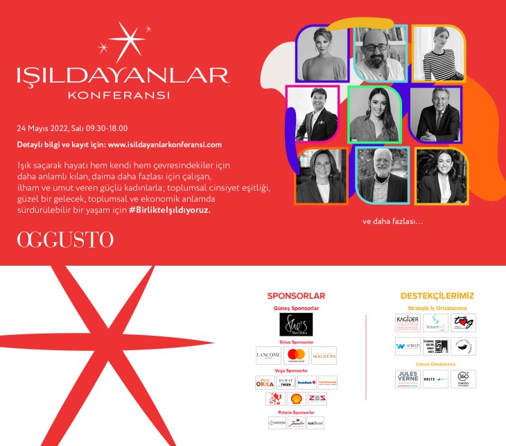 Üreten ve Güç Veren Yıldız Kadınlar 24 Mayıs’ta Işıldayanlar Konferansı'nda!
