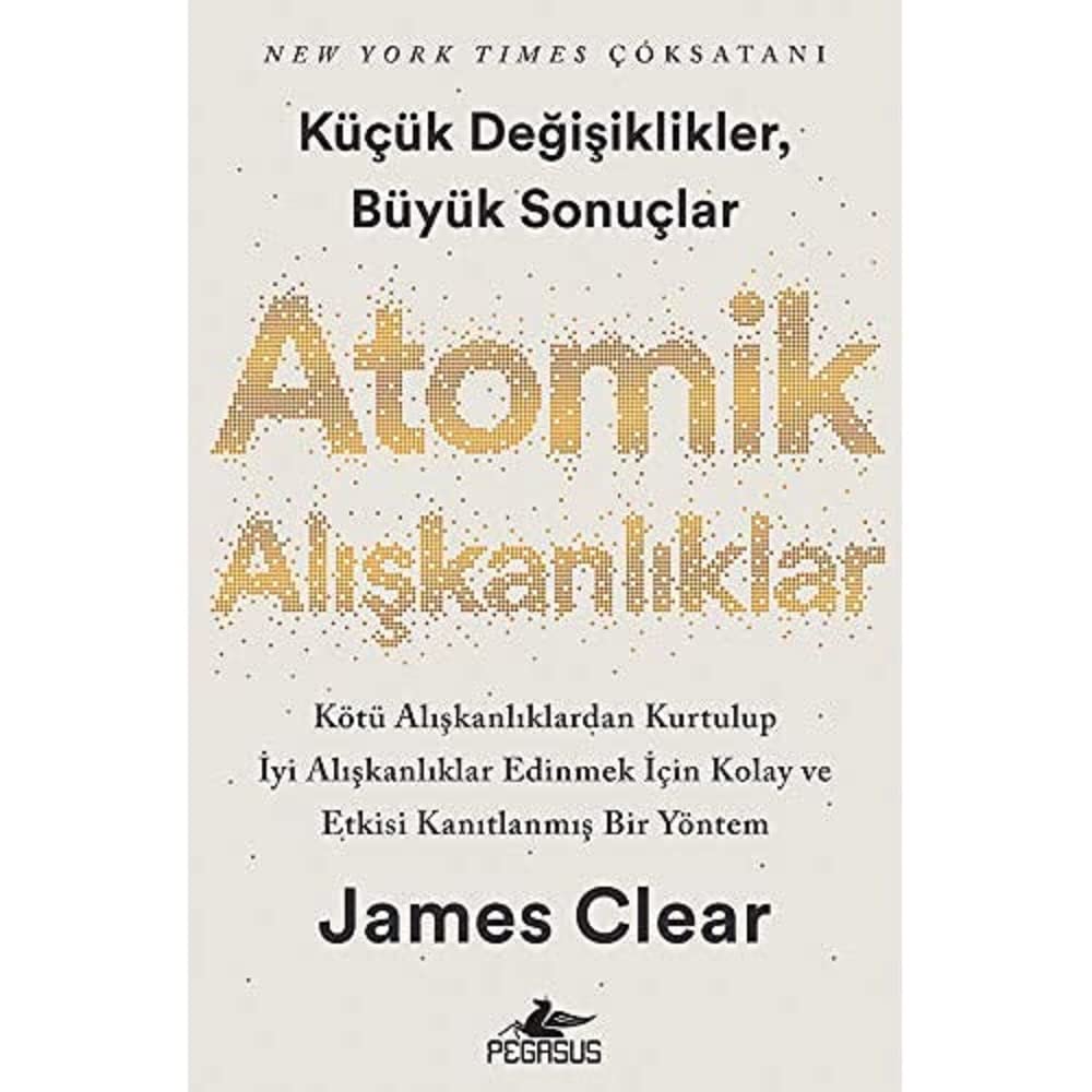 Atomik Alışkanlıklar, James Clear kitap kapağı