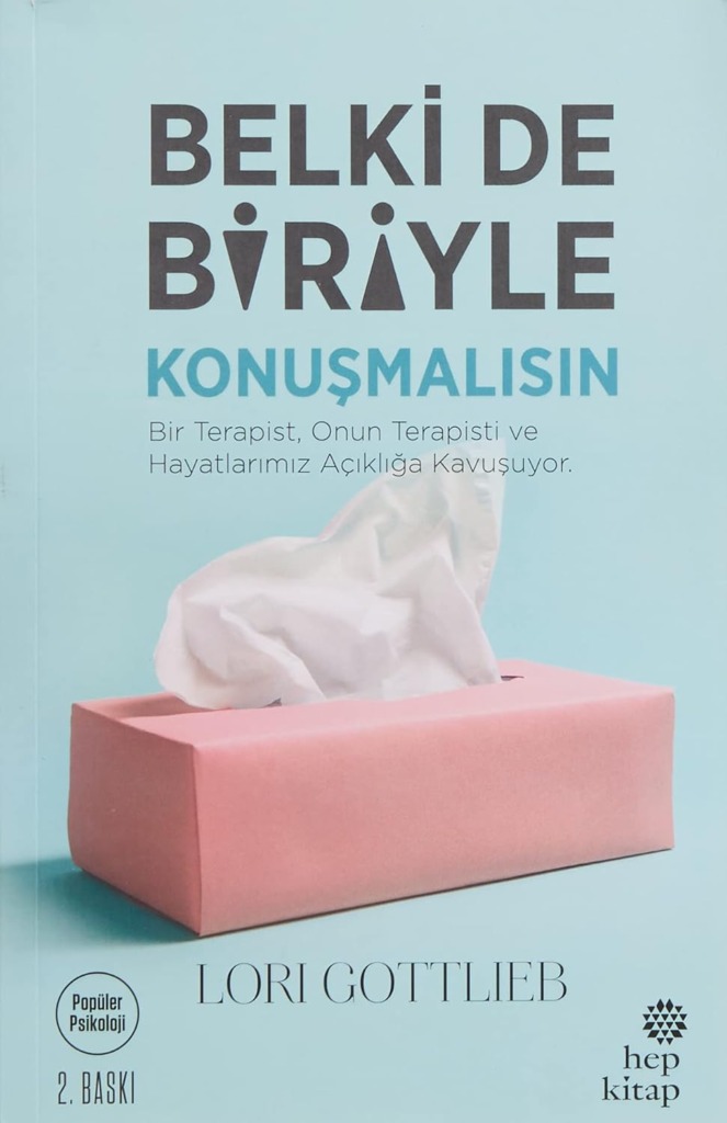 Belki de Biriyle Konuşmalısın, Lori Gottlieb kitap kapağı