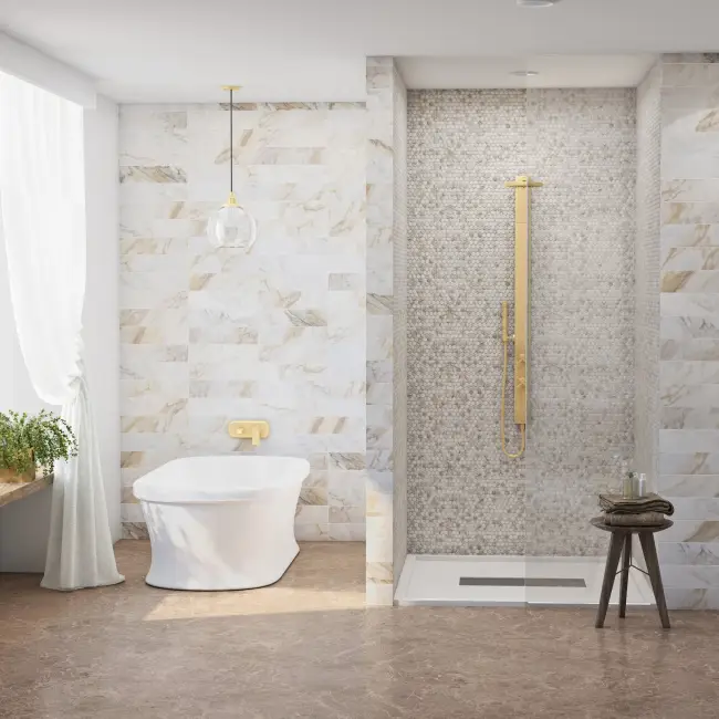 Banyo ve Mutfak Zeminleri İçin Seramik ve Porselen Trendleri