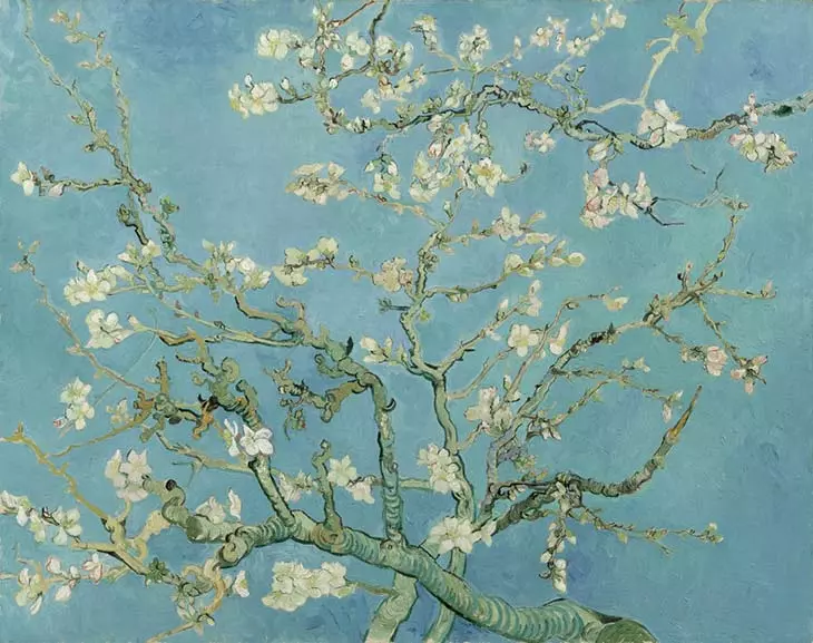 Vincent van Gogh’un “Çiçek Açan Badem Dalı” tablosu, Japon sanatından ilhamla tasarladığı ve yenilenmeyi simgeleyen en huzurlu manzara çalışmalarından biridir.