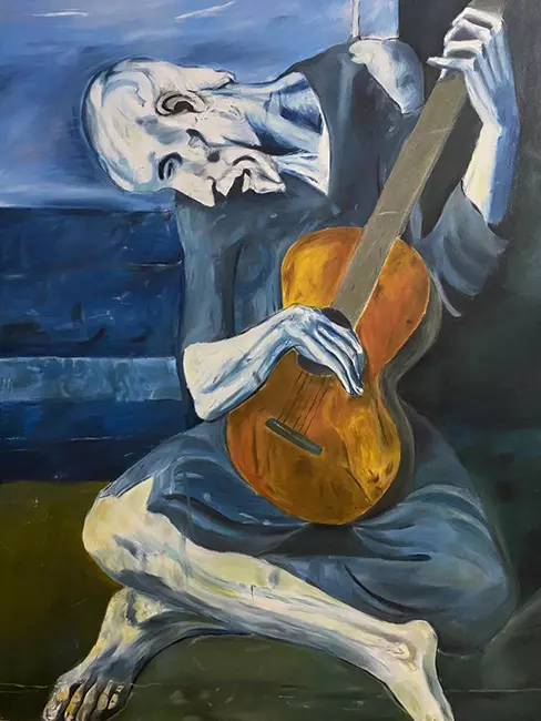 The Old Guitarist (Yaşlı Gitarist), 1903-1904
