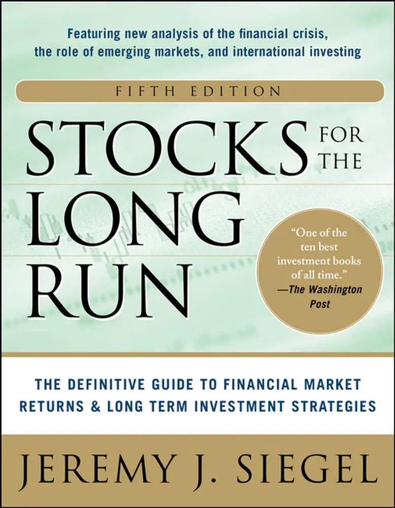 Jeremy J. Siegel tarafından yazılan yatırım kitabı “Stocks for the Long Run” hisse senetlerinin uzun vadeli yatırımlar için neden tercih edilmesi gerektiğini ve tarih boyunca hisse senetlerinin getirilerini odağına alıyor.