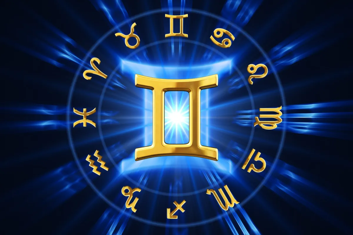 İkizler burcu ikonu – İkizler burcu sembolü, astroloji burçlar kuşağı