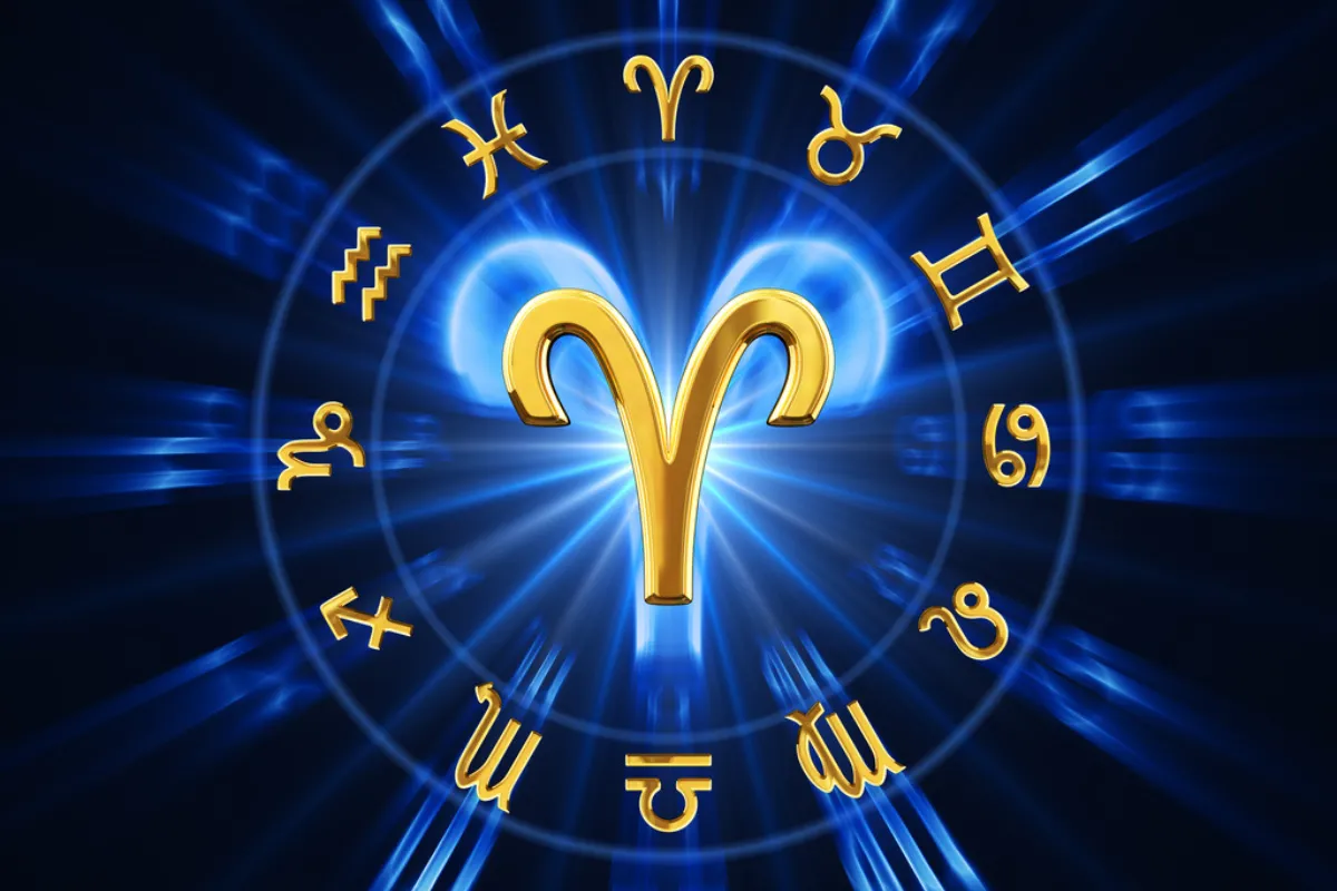 Koç burcu ikonu – Koç burcu sembolü, astroloji burçlar kuşağı