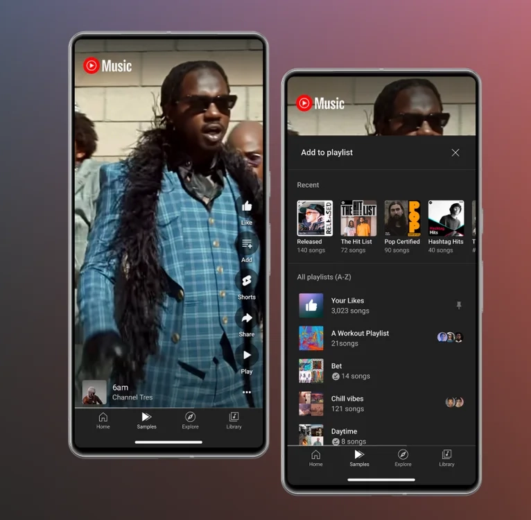 YouTube Music'in Yeni Özelliği 'Samples'
