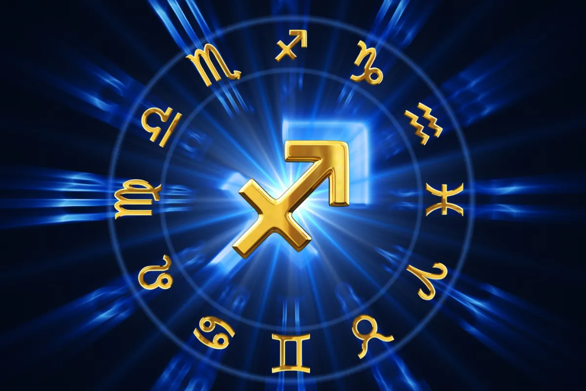 Yay burcu ikonu – Yay burcu sembolü, astroloji burçlar kuşağı