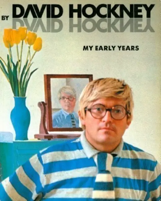 David Hockney’nin gençliğine dair fotoğraf ve otoportre içeren “My Early Years” kitabı.
