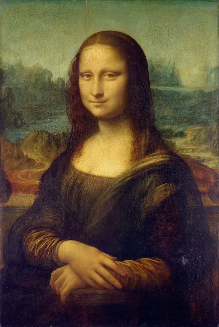 Leonardo da Vinci’nin dünyaca ünlü eseri Mona Lisa, hafif gülümsemesi ve gizemli bakışıyla Rönesans’ın ikonik portresi olarak bilinir.