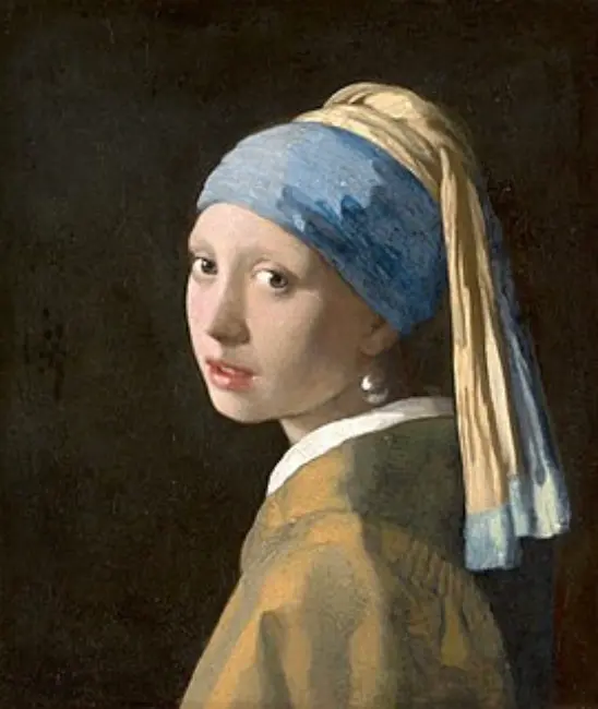 Johannes Vermeer’in Girl with a Pearl Earring tablosu, gizemli bakışı ve inci küpesiyle Barok dönemin en tanınan portrelerinden biri.