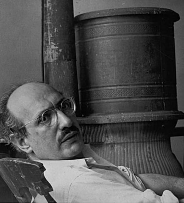 Mark Rothko portre, soyut dışavurumculuğun öncüsü ve modern sanatın en etkili ressamı