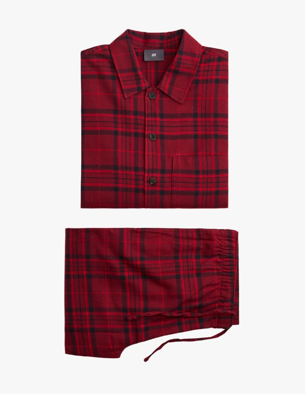 H&M kırmızı
Ekose erkek Pijama Takımı