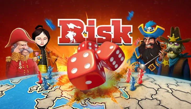 Risk dijital kutu oyunu, dünya haritası üzerinde zar ve stratejiyle oynanan online fetih oyunu