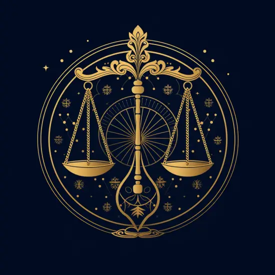 Terazi Burcu astrolojik temsili.