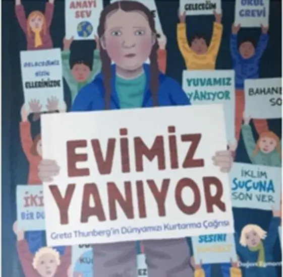 Marka Adı: Doğan Egmont
Ürün Adı: Doğan Egmont Çocuk Kitabı Evimiz Yanıyor, Jeanette Winterson
Ürün Cinsiyeti: Çocuk
Ürün Tipi: Çocuk Kitabı
Ürün Sezonsallığı: Belirtilmemiş
Ürün Çeşidi: Farkındalık Kitabı
Ürün Özellikleri: Bu kitap, iklim aktivisti Greta Thunberg'in ilham veren mücadelesini sade bir dille ve özgün çizimlerle küçük okuyuculara aktaran resimli bir çocuk kitabıdır. Kapağında Greta Thunberg'in 'Evimiz Yanıyor' pankartını taşıdığı, etrafında diğer çocukların da 'Anayı Sev', 'Geleceğim', 'Okul Grevi', 'Yuvamız Yanıyor' gibi iklim farkındalığı mesajları içeren pankartlarla protesto ettiği bir sahne yer alır. Kitap, çocuklara gezegenimizi korumanın önemini ve yaşları ne olursa olsun bir fark yaratabileceklerini aşılamayı hedefler.
Öne Çıkan Detaylar:
- Greta Thunberg'in iklim mücadelesini çocuklara özel dil ve anlatımla sunar.
- Çocuklarda iklim krizi ve çevre koruma bilinci oluşturmayı destekler.
- Özgün çizimleri ve düşündürücü görselleriyle güçlü bir farkındalık mesajı taşır.
Kimler Kullanıyor?: Doğa ve çevre sorunlarına duyarlı, gezegenimizin geleceği için bir fark yaratmak isteyen, toplumsal meselelere ilgi duyan ve ilham verici hikayelerden etkilenen 12 yaş ve üzeri tüm çocuklar ve genç okurlar bu kitabı keyifle okuyabilir. Aynı zamanda çocuklarıyla çevre bilinci üzerine sohbet etmek isteyen ebeveynler için de değerli bir kaynaktır.