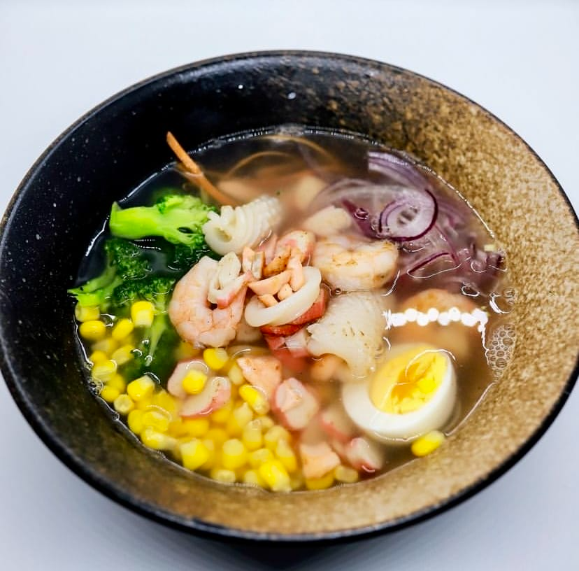 Karidesli ramen çorbası, Chinese Wood’n Wok Ankara.