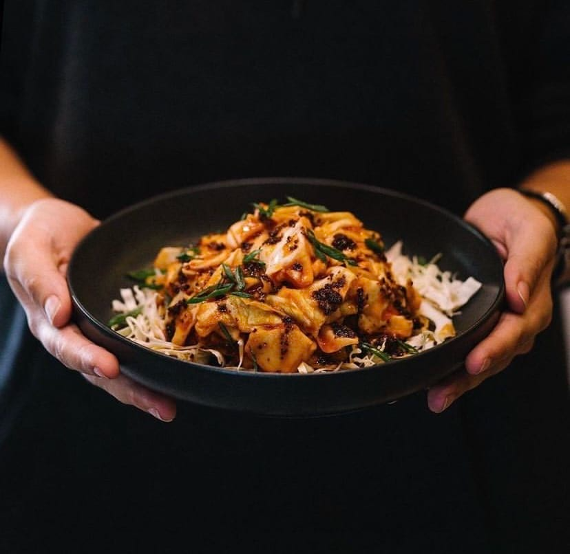 Sebzeli ve soslu tavuk yemeği, Ankara City Wok.