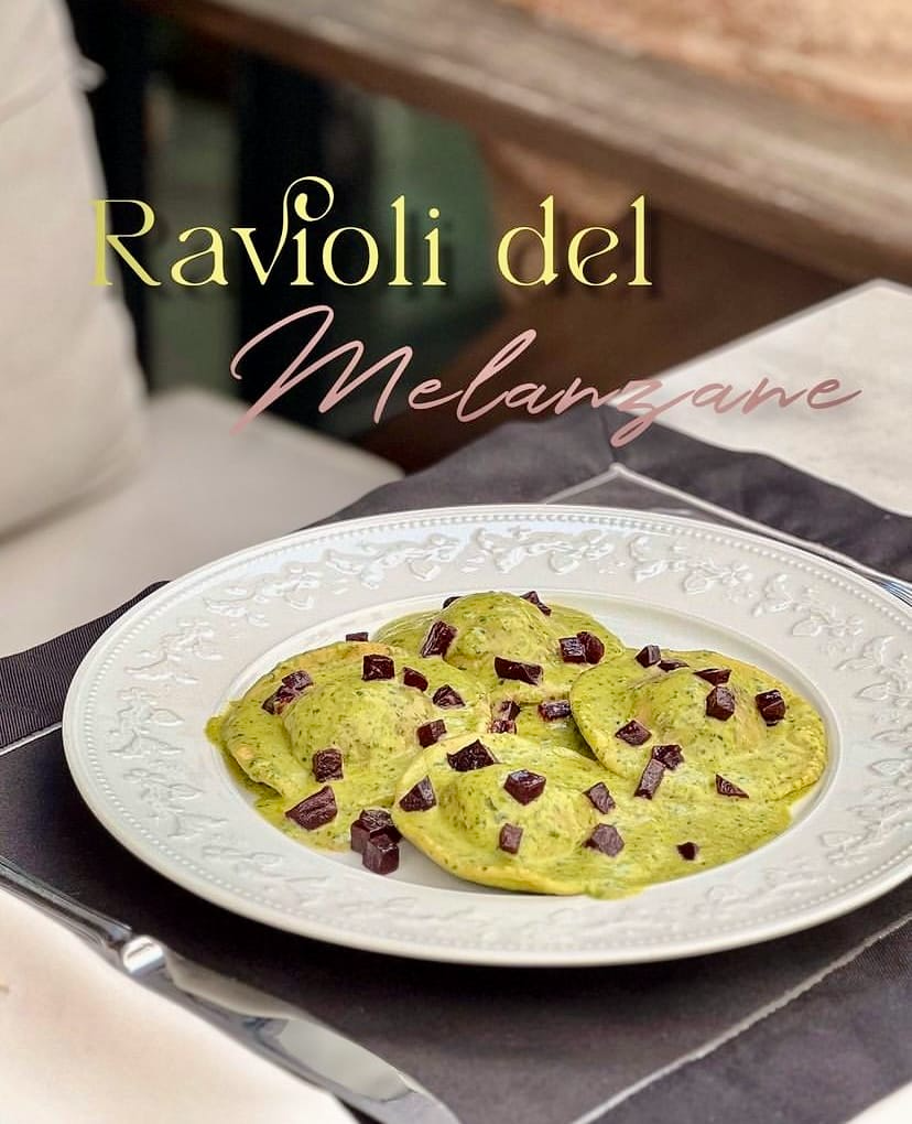 Vento Italiano Ristorante Ankara – patlıcanlı ravioli tabağı