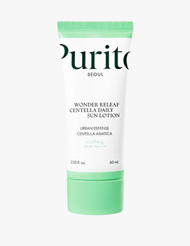 Ürün Cinsiyeti: Unisex

Ürün Tipi: Güneş Koruması

Ürün Sezonsallığı: Dört Mevsim

Ürün Çeşidi: Yatıştırıcı Güneş Losyonu

Ürün Özellikleri:
Wonder Releaf Centella Daily Sun Lotion, centella asiatica içerikli formülüyle cildi yatıştırmayı hedeflerken yüksek güneş koruması sağlar. Losyon dokusu ciltte kolayca yayılır ve günlük kullanımda konforlu bir his sunar. Hassas ciltler için uygun bir güneş koruma alternatifidir.

Öne Çıkan Detaylar:

SPF 50+ yüksek koruma

Centella içerikli yatıştırıcı bakım

Hafif losyon dokusu

Günlük ve hassas cilt kullanımına uygun

Kimler Kullanıyor?
Hassasiyet eğilimli cilde sahip, güneş korumasında yatıştırıcı içerikler arayan kullanıcılar için idealdir.

Purito Wonder Releaf SPF 50+ ile cildinizi yatıştırarak güneşten koruyun.
