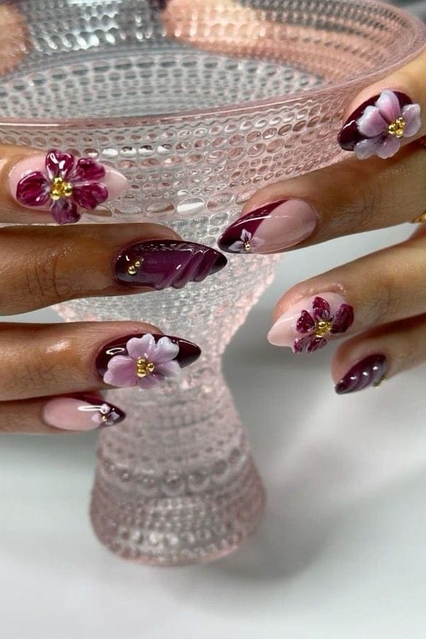 floral nails 2