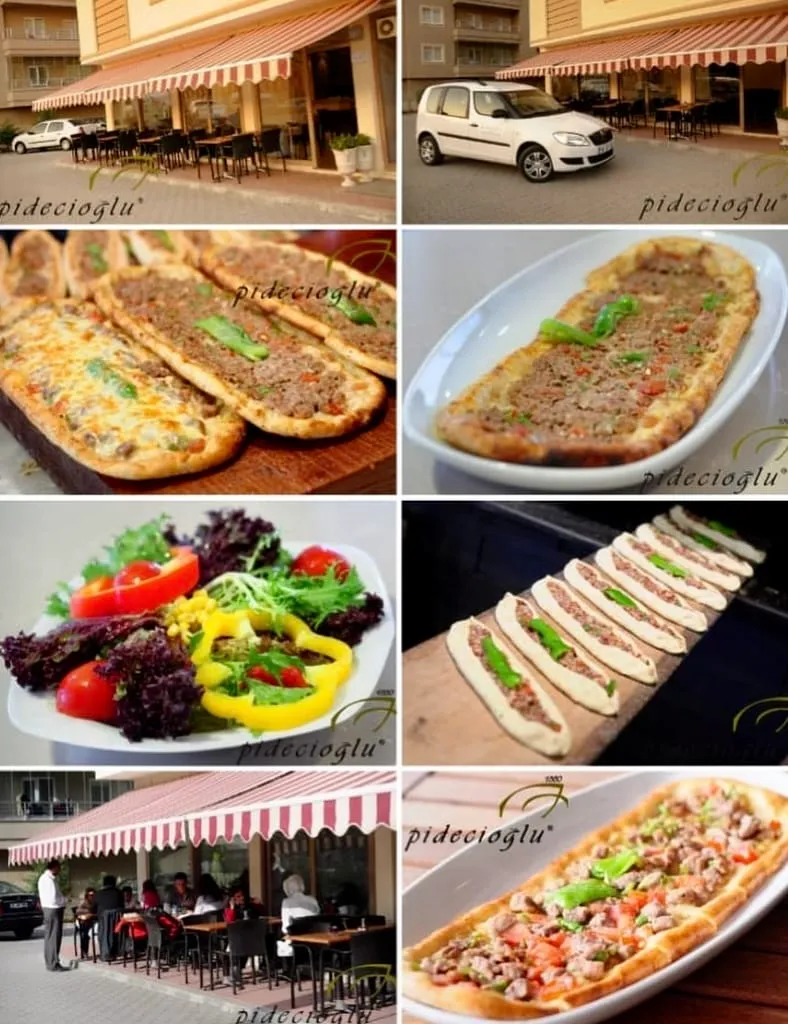 Bursa Pidecioğlu’nda servis edilen geleneksel cantık pide çeşitleri ve modern mekân görünümü