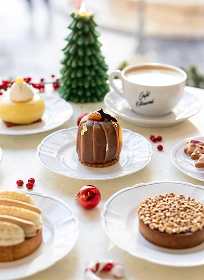 Paris’te Café Kitsuné – yılbaşı tatlıları ve kahve keyfi