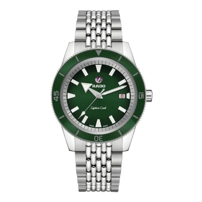 Rado Captain Cook R32505313 Yeşil Otomatik Erkek Kol Saati