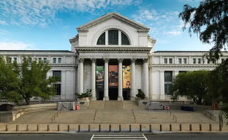 Smithsonian Ulusal Doğa Tarihi Müzesi sanal tur deneyimini anlatan Washington D.C., ABD odaklı müze görseli