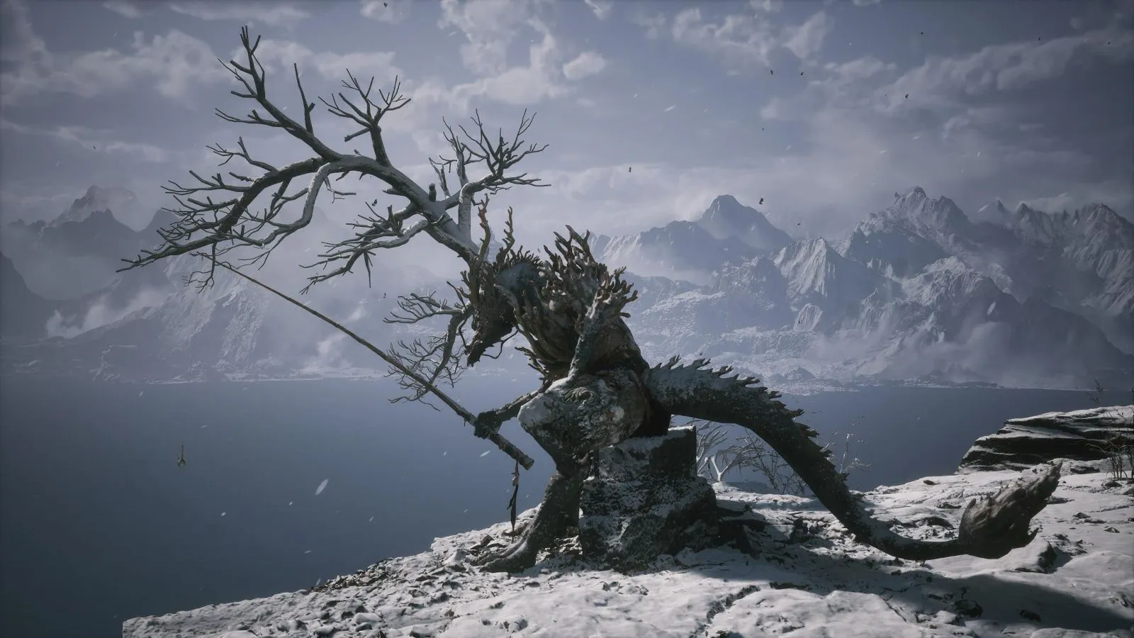 Black Myth: Wukong oyunundan bir sahne, mitolojik atmosferde geçen karanlık bir an