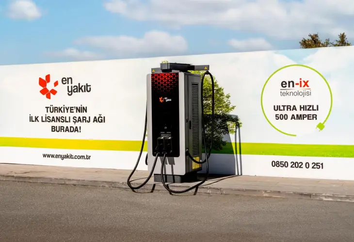Türkiye'deki Elektrikli Araç Hızlı Şarj İstasyonları
