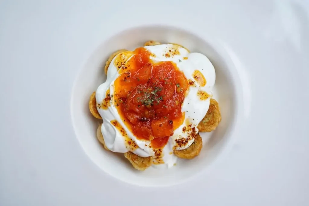 Trilye Restaurant, çıtır mantı tabağı