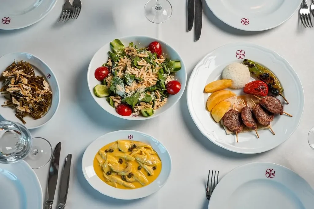 Göksu Lokantası, salata ve ara sıcaklar