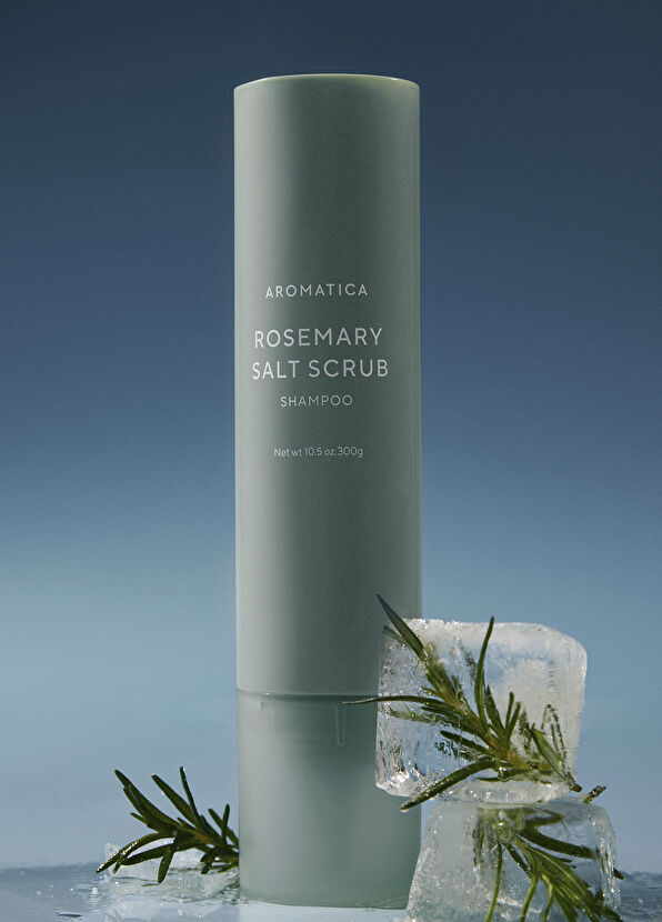 Aromatica, Rosemary Biberiye Göl Tuzu Vegan Salt Scrub Şampuan