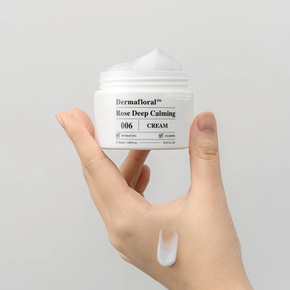 Barulab - DermaFloral Rose Deep Calming Cream (Serinletici Nemlendirici Gül Suyu Kremi)