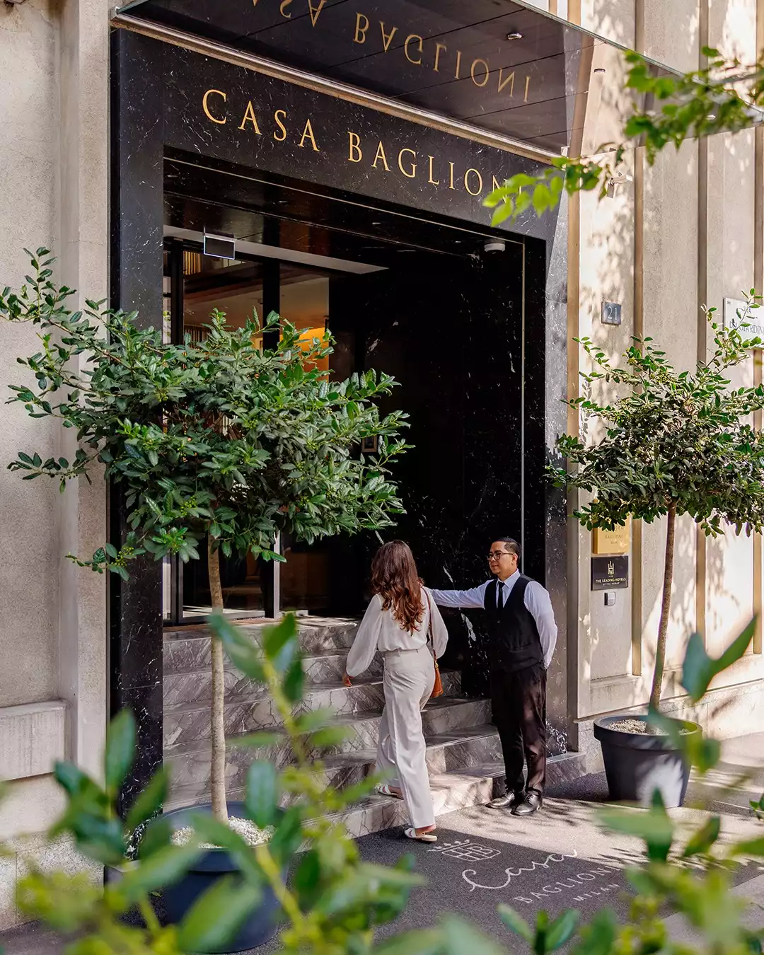 Casa Baglioni Milan otel girişi