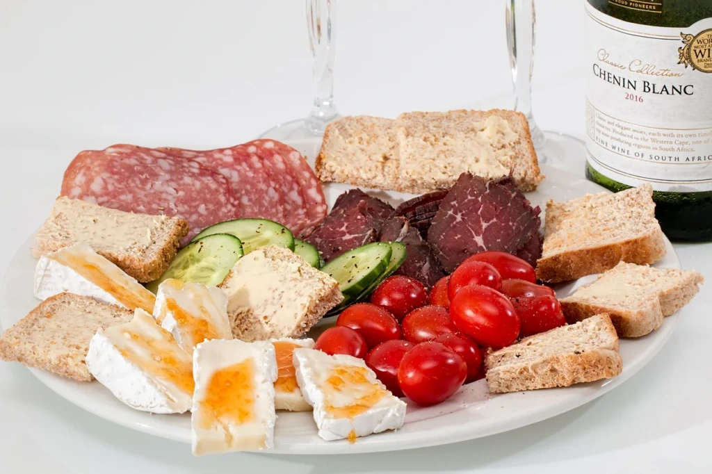 protein açısından zengin besinler tabağı