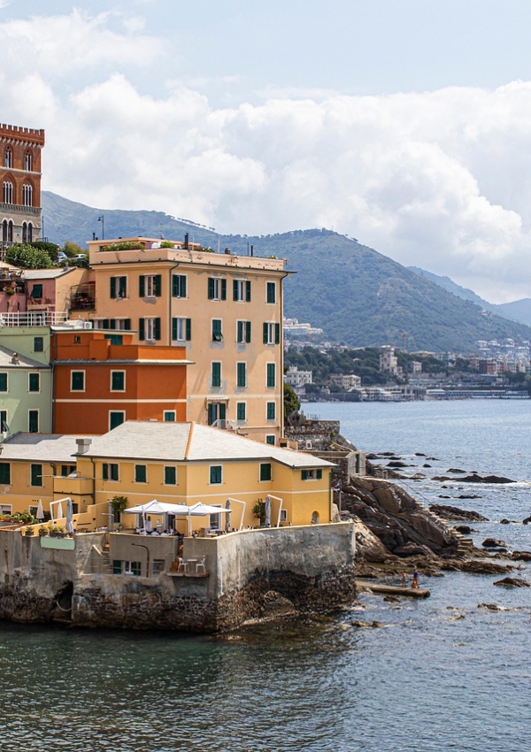 Boccadasse, balıkçı kasabası
