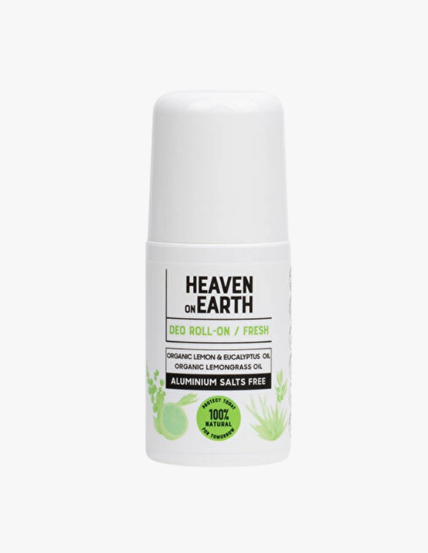 Ürün Cinsiyeti: Unisex

Ürün Tipi: Vücut Bakımı

Ürün Sezonsallığı: Dört Mevsim

Ürün Çeşidi: Doğal Roll-On Deodorant

Ürün Özellikleri:
Heaven On Earth Heaven On Earth roll-on deodorant, doğal içeriklere dayalı formülüyle koltuk altı bakımında ferah ve dengeli bir deneyim sunar. Hafif yapısı sayesinde ciltte rahat bir his bırakır; günlük kullanımda nazik koruma sağlamayı amaçlar.

Öne Çıkan Detaylar:

Doğal içerik odaklı formül

Hafif ve konforlu doku

Günlük kullanıma uygun

Unisex kullanım

Kimler Kullanıyor?
Deodorant kullanımında sade ve doğal çözümler arayan, kokunun baskın olmasını istemeyen kullanıcılar için uygundur.

Heaven On Earth roll-on deodorant ile gün boyu doğal ferahlık ve cilt konforu elde edin.