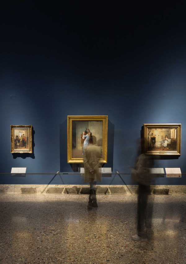 Rönesans ve Barok dönemine ait önemli eserlerin sergilendiği galeride Caravaggio, Raphael ve Titian gibi ünlü sanatçıların tabloları bulunuyor.