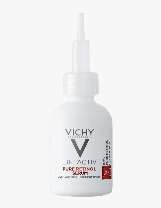 Ürün Cinsiyeti: Unisex

Ürün Tipi: Dermokozmetik

Ürün Sezonsallığı: Dört Mevsim

Ürün Çeşidi: Retinol İçeren Yüz Serumu

Ürün Özellikleri:
Vichy Liftactiv Retinol Specialist, derin kırışıklık görünümünü hedefleyen güçlü bir yaşlanma karşıtı serumdur. Cilt dokusunu daha pürüzsüz ve dengeli göstermeye yardımcı olur.

Öne Çıkan Detaylar:

Retinol bazlı yaşlanma karşıtı bakım

Cilt yenilenmesini desteklemeye yardımcı formül

Daha sıkı ve pürüzsüz görünüm hedefi

Gece bakım rutinleri için ideal

Kimler Kullanıyor?
Kırışıklık görünümüne karşı yoğun bakım arayan kullanıcılar.

Vichy Liftactiv Retinol Specialist ile cildinizde yenilenmiş bir görünüm yakalayın.